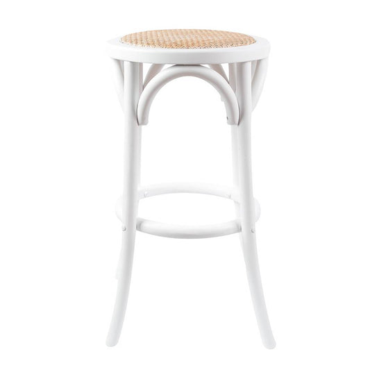 CAFE KITCHEN STOOL IN WHITE 66CM HIGH