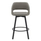 DINO PU BAR CHAIR IN LIGHT GREY - MyChocolateWood