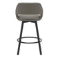 DINO PU BAR CHAIR IN LIGHT GREY - MyChocolateWood
