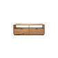TAMWORTH SOLID MARRI WOOD COFFEE TABLE 2 DRAWERS - NATURAL - MyChocolateWood