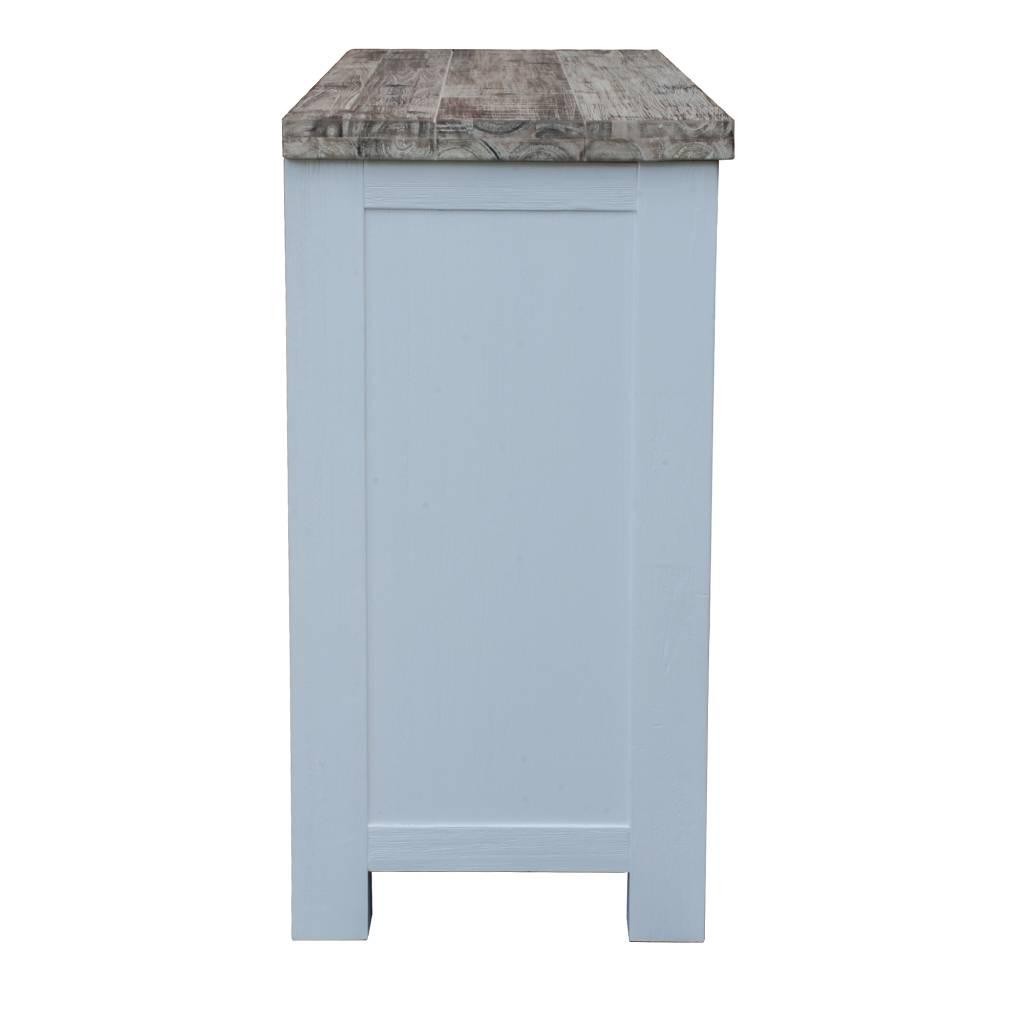 SCARBRO HAMPTONS SOLID ACACIA TIMBER BUFFET SIDEBOARD 1 DOOR 3 DRAWERS - MyChocolateWood