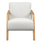 ATTICUS CONTEMPORARY FABRIC ARMCHAIR IN BEIGE - MyChocolateWood