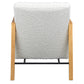ATTICUS CONTEMPORARY FABRIC ARMCHAIR IN BEIGE - MyChocolateWood