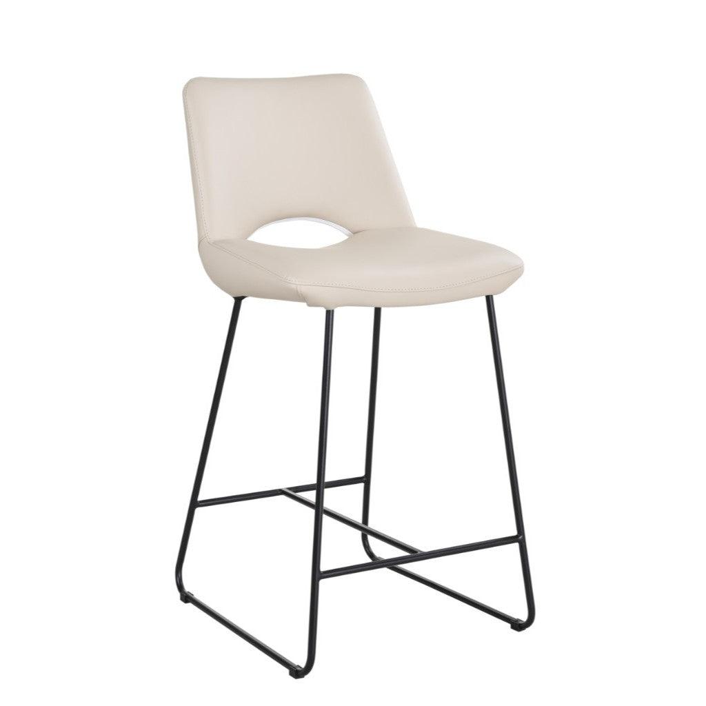 MATTILDA PU BAR CHAIR IN WHEAT