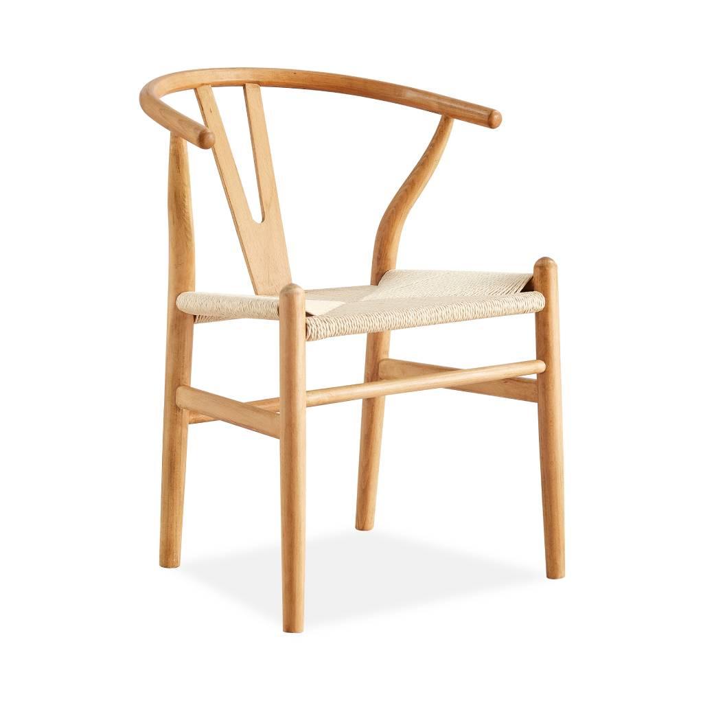 WISHBONE CHAIR IN NATURAL