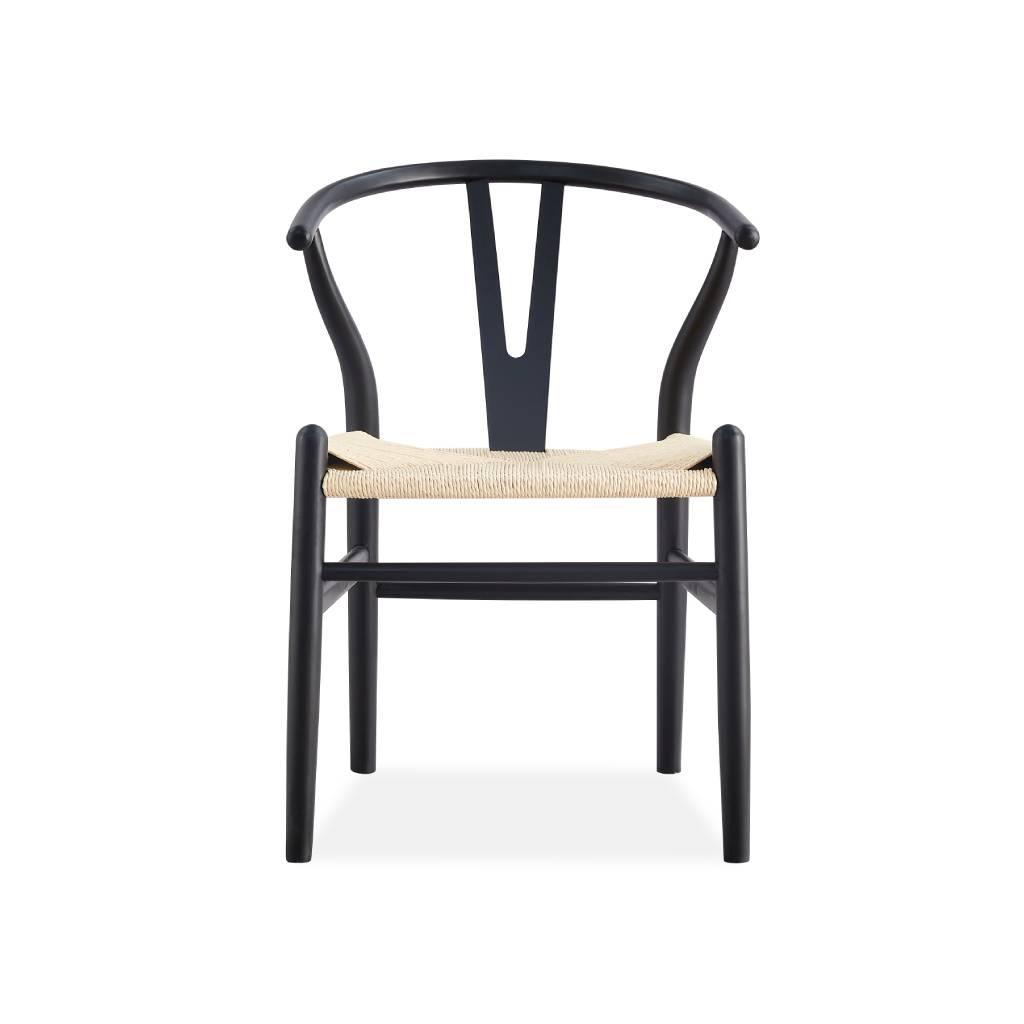 WISHBONE CHAIR IN BLACK