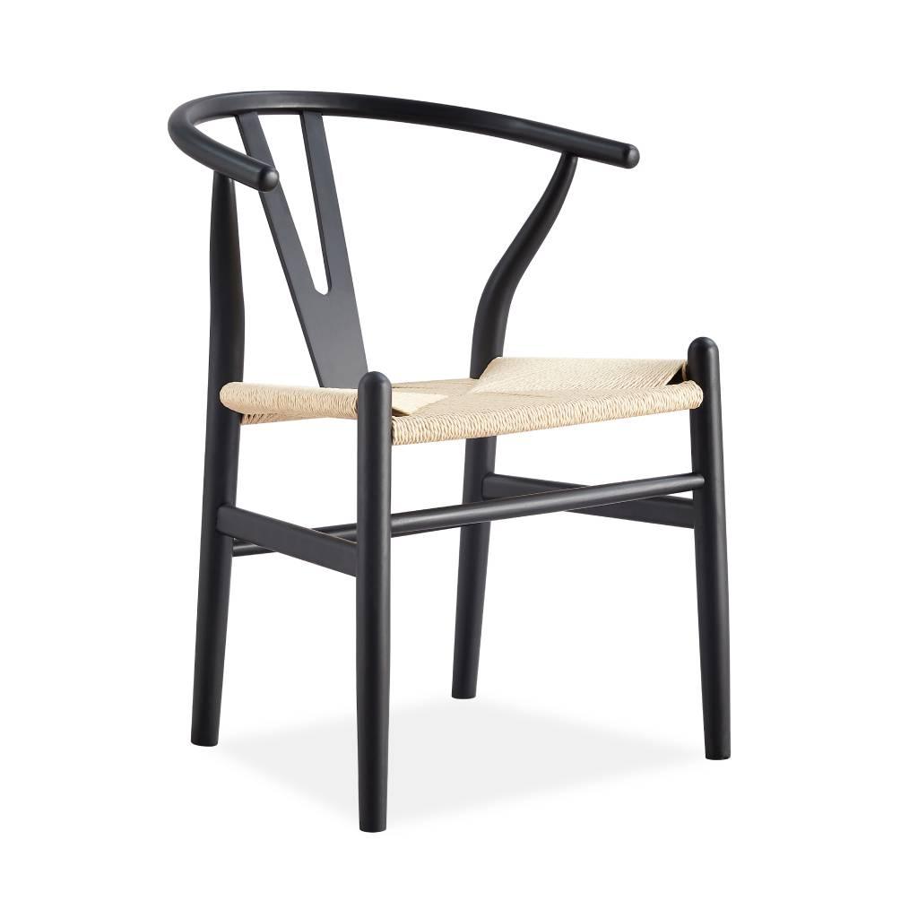 WISHBONE CHAIR IN BLACK