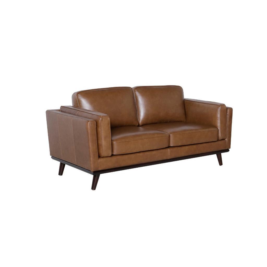 FAYE FULL LEATHER 3-SEATER + 2-SEATER PACKEG DEAL SOFAS/SETTEES/COUCHS IN NATURE SCOTCH
