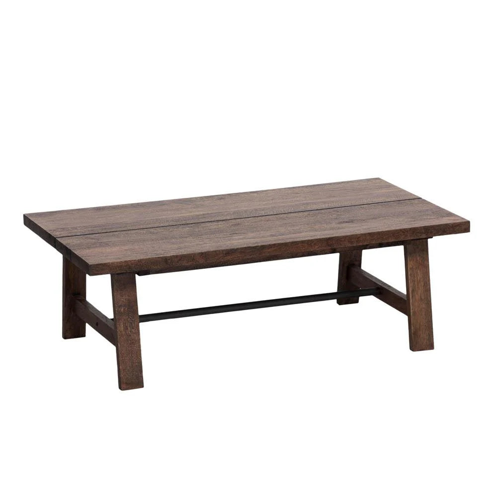 ELDRIDGE FARMERS COFFEE TABLE IN MINDI WOOD HONEY BROWN - MyChocolateWood