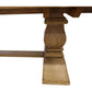 ASTI SOLID MANGO WOOD PEDESTAL COFFEE TABLE IN HONEY WASH - MyChocolateWood
