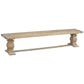 ASTI SOLID HARDWOOD PEDESTAL DINING TABLE 230CM + 2 X ASTI SOLID MANGO WOOD BENCHES IN HONEY WASH - MyChocolateWood