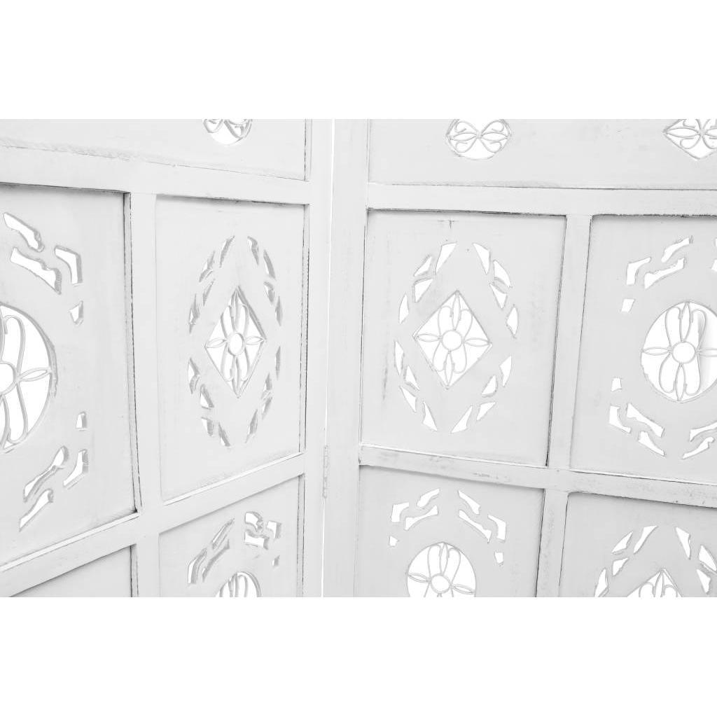 OVAL SCREEN 4 PANELS IN  IN WHITE