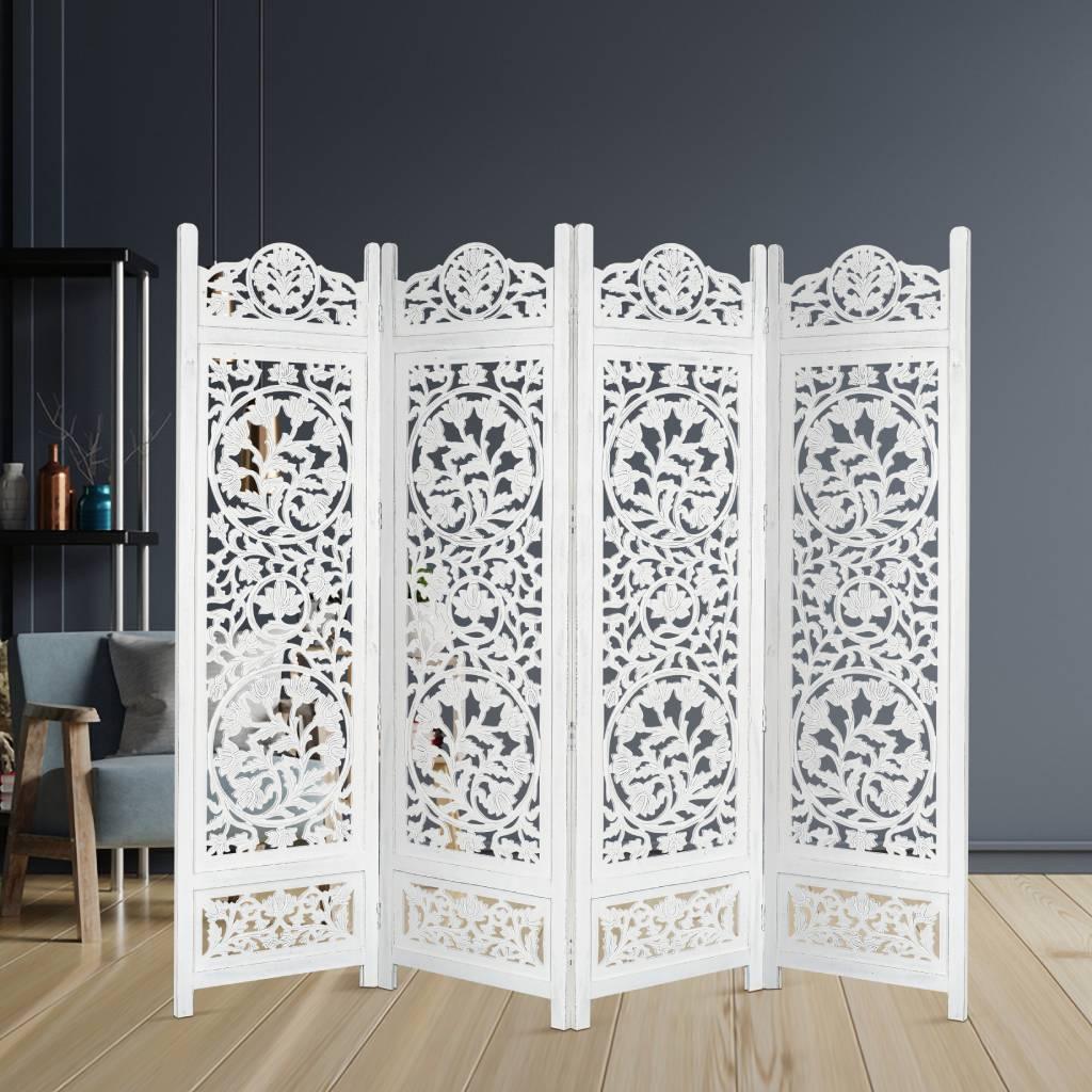 KILLARA SCREEN  200 X 2.4  X 180CM IN ANTIQUE WHITE