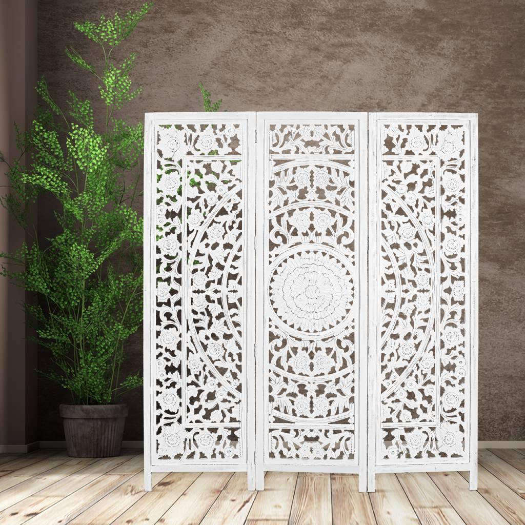 FLEMINGTON SCREEN 150X 2.4 X 180CM IN ANTIQUE WHITE