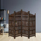 SCREEN ZANETTI 200 X 2.4 X 180CM-BURNT BROWN - MyChocolateWood