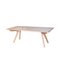 GRANVILLE TASSIE OAK RECTANGULAR DINING TABLE 2400MM - MyChocolateWood