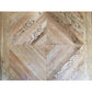 SET OF 2 X DUTCHY FRENCH PROVINCIAL STYLE BEDSIDE TABLES 1 DOOR & 1 DRAWER WITH PARQUETRY PATTERN 50 CM