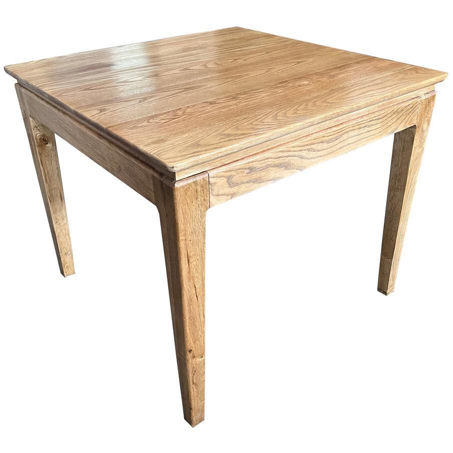 ELLA SOLID OAK SQUARE DINING TABLE 90CM