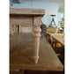 MORO RUSTIC RECYCLED  ELM COFFEE TABLE WITH PARQUETRY TOP 140CM