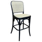 PHOENIX BAR STOOL BLACK BEECHWOOD FRAME/BLACK SEAT