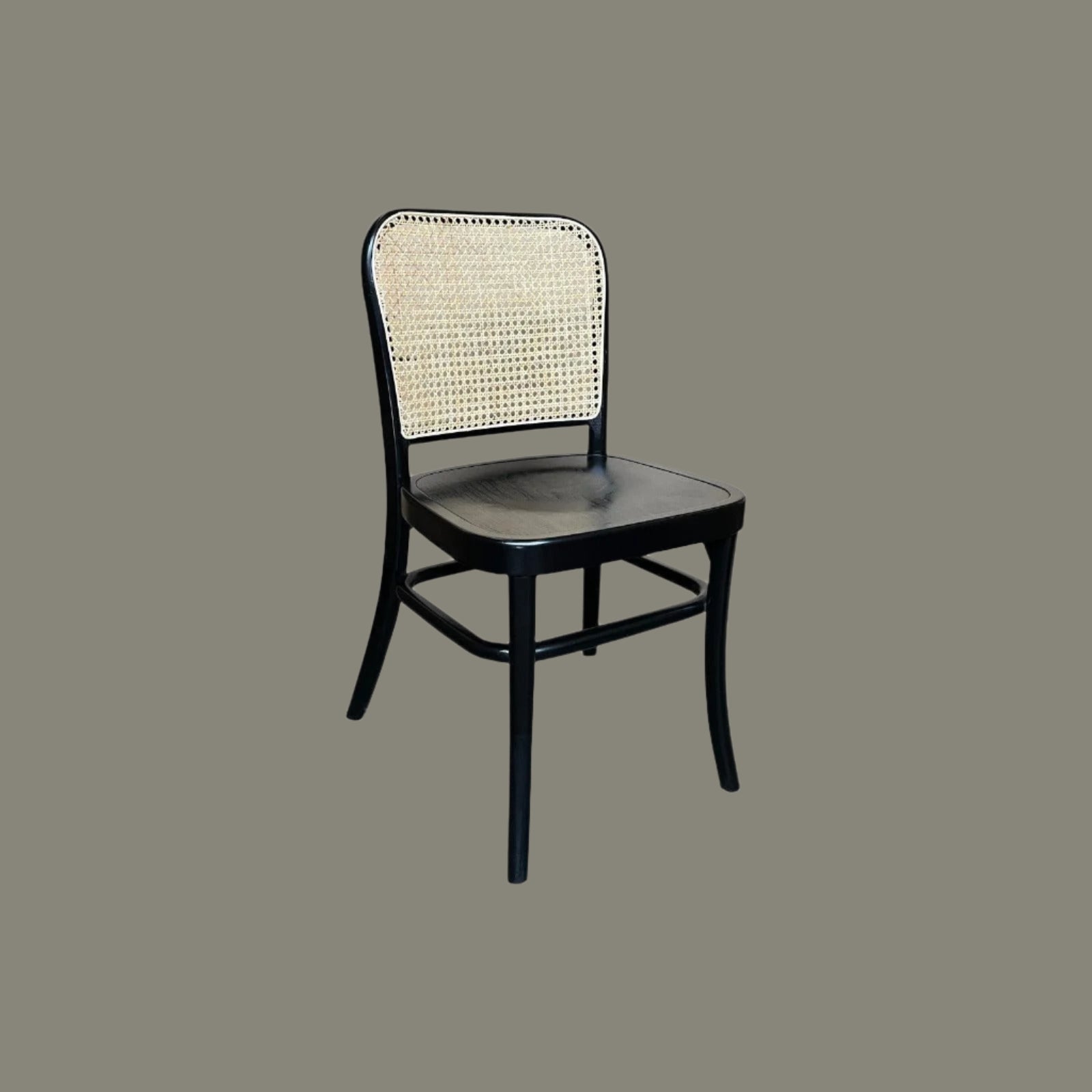 PHOENIX DINING CHAIR BLACK SOLID BEECHWOOD  FRAME/BLACK SEAT