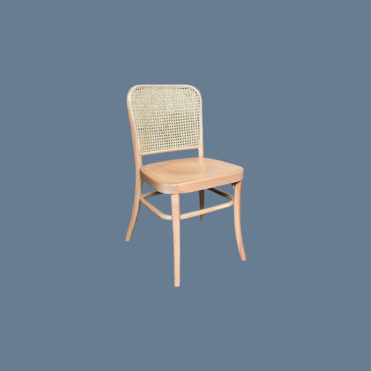 PHOENIX  SOLID BEECHWOOD DINING CHAIR NATURAL FRAME/TIMBER SEAT