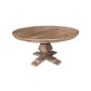 RHIANNON ROUND DINING TABLE IN RECYCLED ELM 150CM DIAMETER - MyChocolateWood