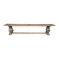 RHIANNON FARMHOUSE HAMPTON STYLE RUSTIC BENCH 185CM - MyChocolateWood