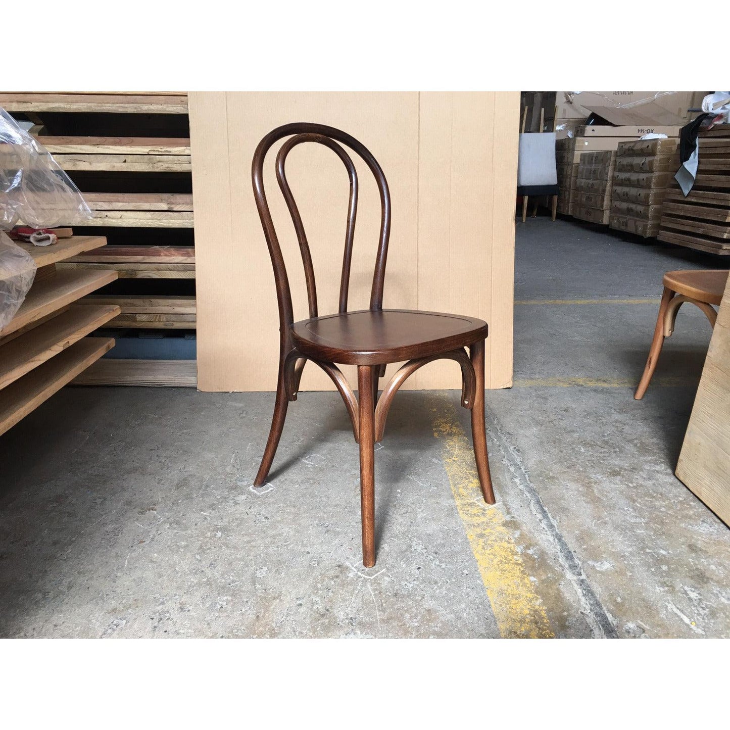 CRISTO BENTWOOD DINING CHAIR WALNUT (NON-STACKABLE)