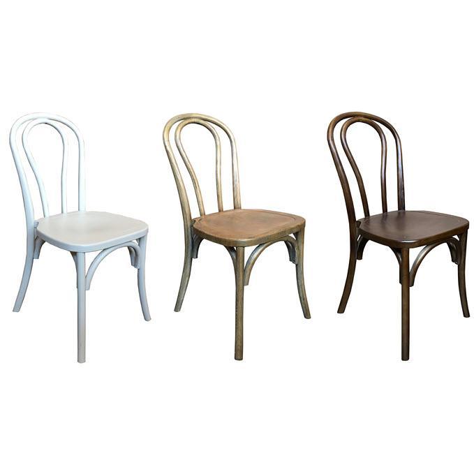 CRISTO STACKABLE BENTWOOD DINING CHAIR WALNUT - CLEARANCE