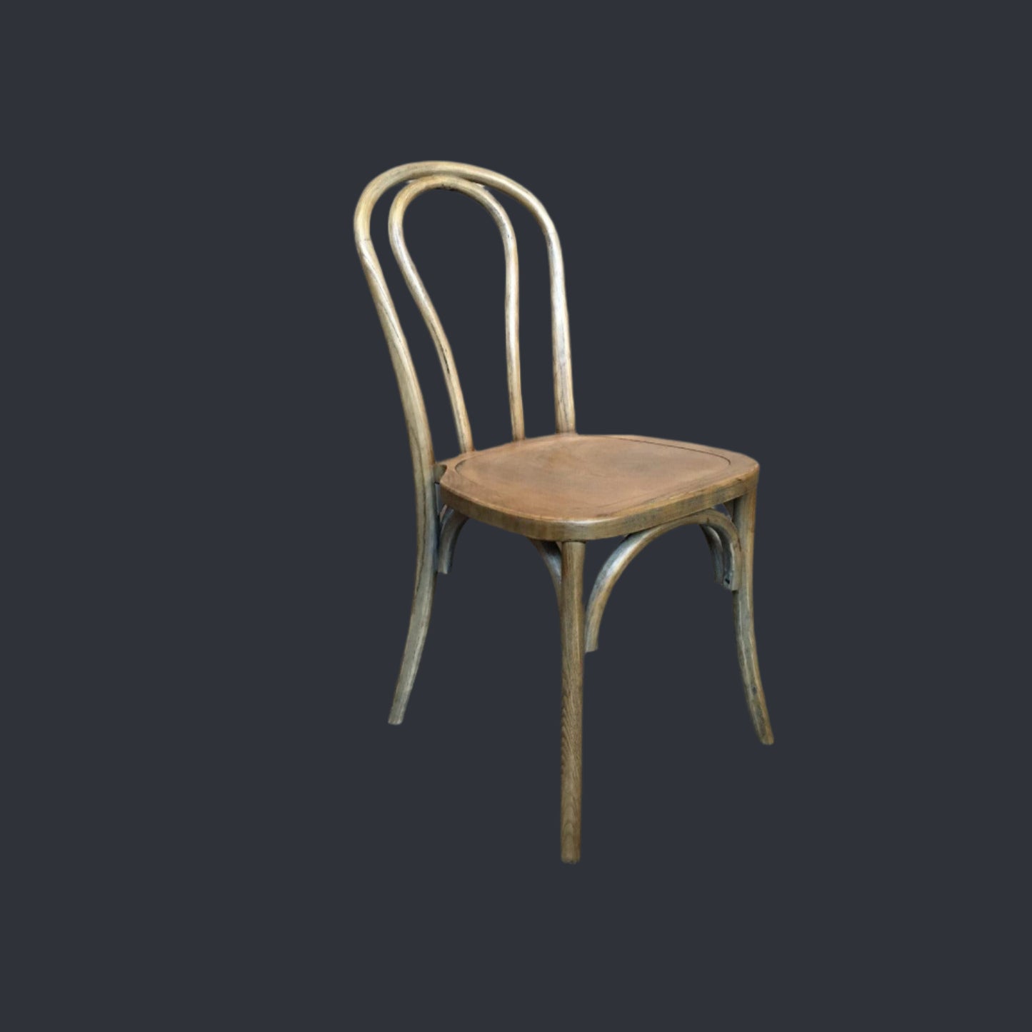 CRISTO STACKABLE BENTWOOD DINING CHAIR NATURAL - CLEARANCE