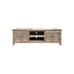 PALM BEACH LOUVRE STYLE TV/ENTERTAINMENT UNIT 4 DOORS & 2 SHELVES SOLID OAK