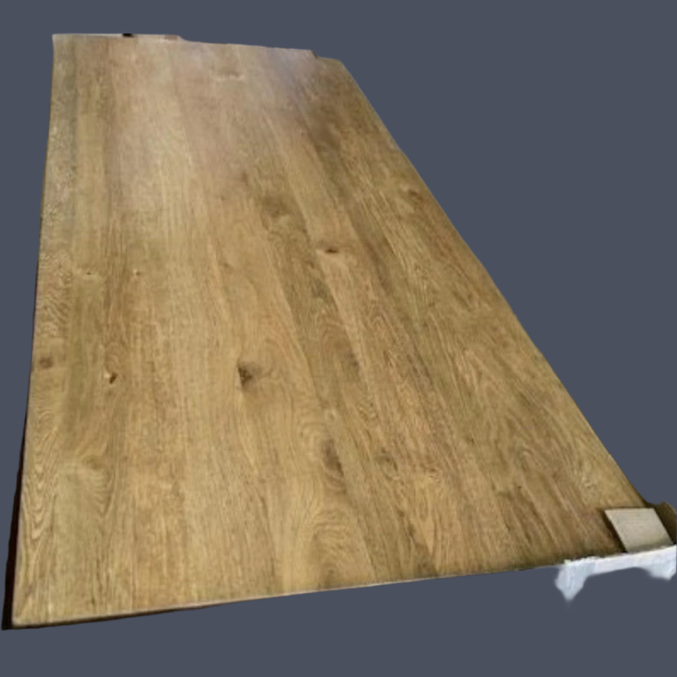 TARA SOLID OAK DINING TABLE NATURAL TOP/WHITE LEGS 200CM - MyChocolateWood