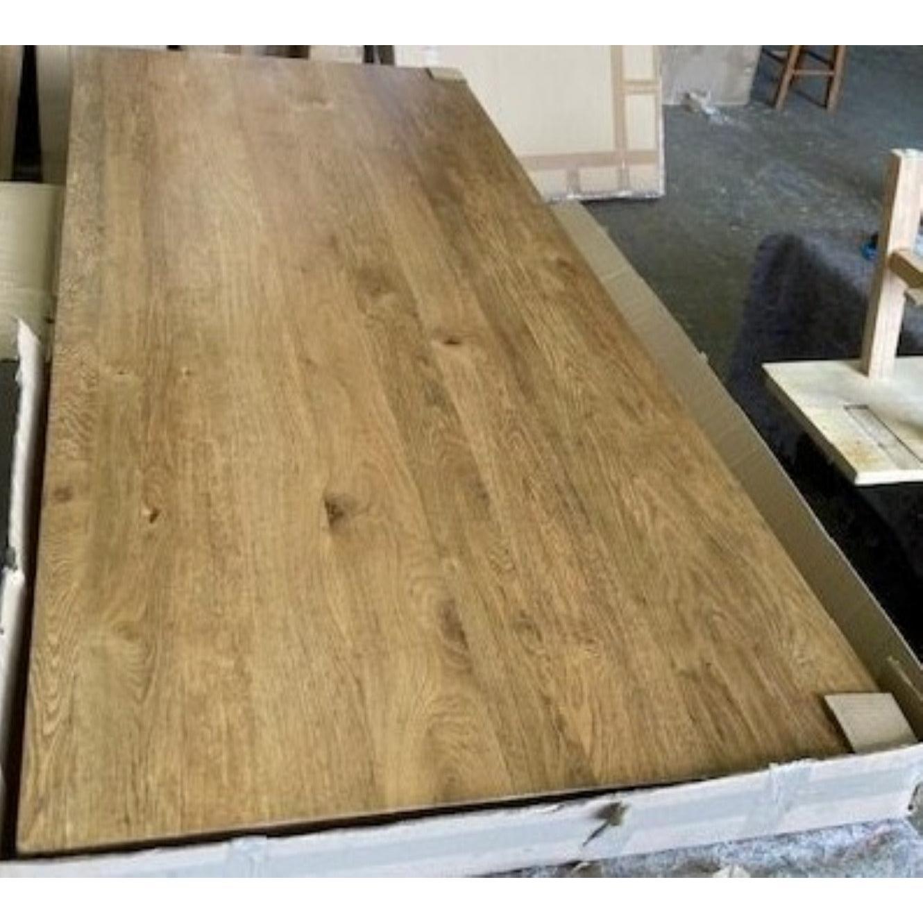 TARA OAK DINING TABLE OAK WOOD TIMBER 240CMS.