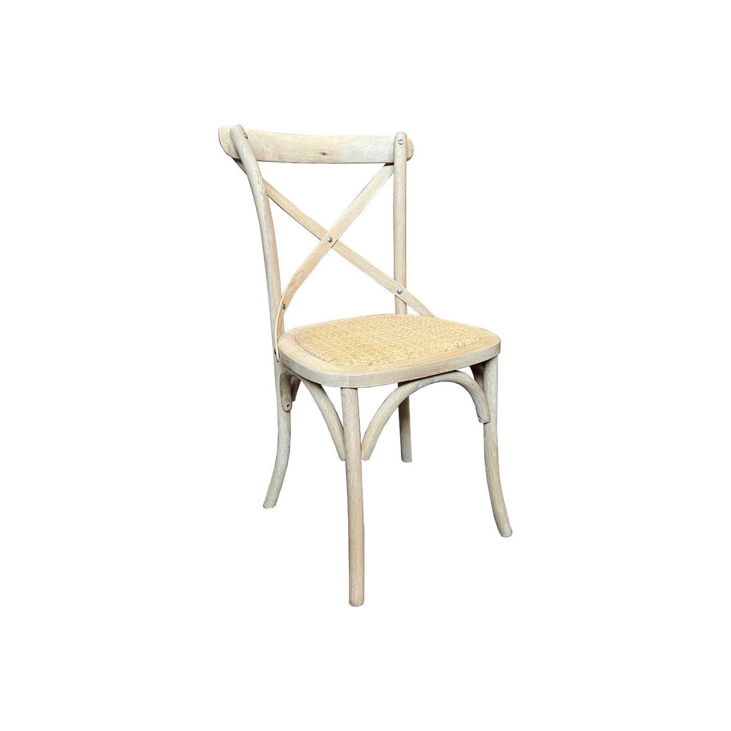 MELROSE ELM WOOD DINING CHAIR RAW FINISH
