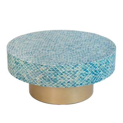 CONCH ROUND SHELL COFFEE TABLE