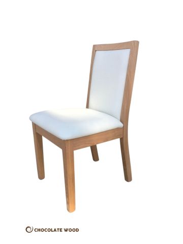 Belinda Australian Made Solid Tasmanian Oak  Chair Vinyl Seat