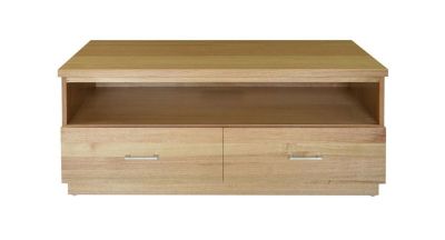 ANYA SOLID VIC ASH 2 DRAWERS TV/ENTERTAINMENT UNIT 120CM IN WHEAT