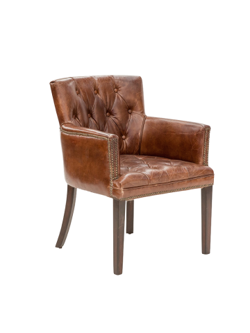 Verdon Chair in Aged Leather