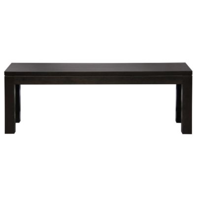FULTON SOLID MAHOAGNY TIMBER BENCH 128CM IN CHOCOLATE