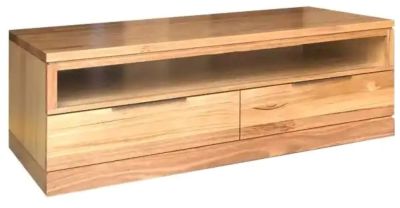 MARILYN 2 DRAWERS COFFEE TABLE IN MESSMATE TIMBER 140CM