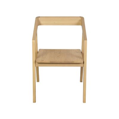 KYOTO SOLID OAK ARMCHAIR IN NATURAL SET OF 2