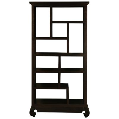 CHENGLEI OPIUM STYLE LEG DISPALY UNIT ROOM DIVIDER IN CHOCOLATE