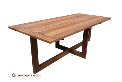 CUSTOM MADE   Vaucluse Australian made solid recycle hardwood outdoor dining table