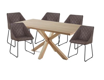 Cheap Online  NATURAL TABLE +6 chairs