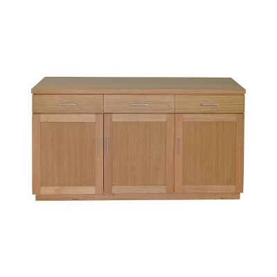 ANYA SOLID VIC ASH 3 DOORS & 3 DRAWERS BUFFET 150CM IN WHEAT