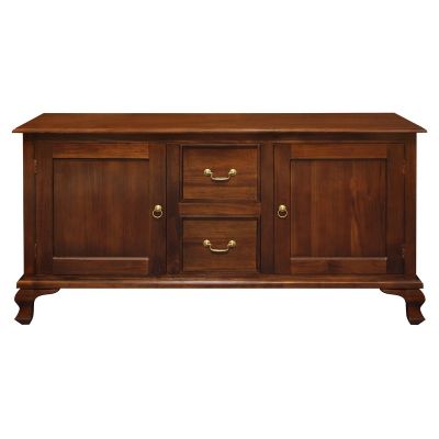 STEWART QUEEN ANN STYLE SOLID MAHOGANY 2 DOORS 2 DRAWERS 160CM BUFFET/SIDEBOARD IN MAHOGANY