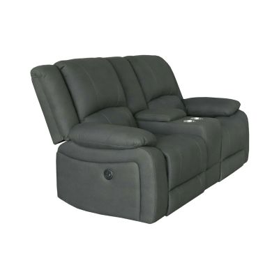DORVAL 2 SEATER WITH CONSOLE SOFA JET