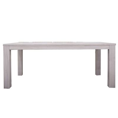 MANLY 190CM DINING TABLE IN BRUSHED WHITEWASH 