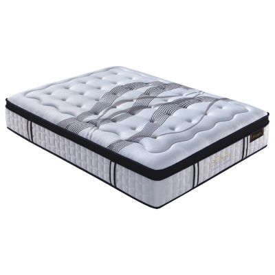 Loxury Latex Pocket Spring Plush Mattress with Pillow Top, Queen